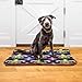 KJIZMO Mardi Gras Dog Bed Mat, Soft Comfortable Warm Crate Pad with Anti-Slip Bottom, Machine Washable Pet Mattress for Pets Sleeping for Large Medium Dogs & Cats 24x18in