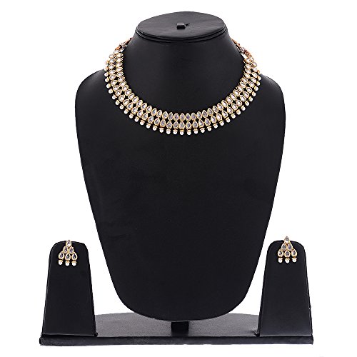 Traditional Brass Plated Necklace Set