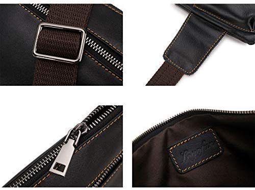 Echtes Leder Bauchtasche Gürteltasche Bumbag Hip Bag Hüfttasche Damen Herren