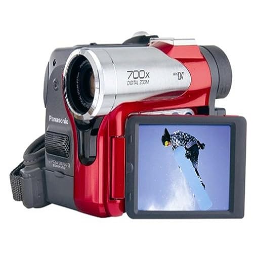 Panasonic PVGS50R MiniDV Ultra Compact Digital Palmcorder (Red)