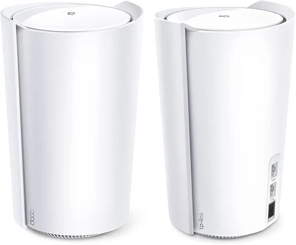 TP-Link Deco AX7800 Tri-Band Mesh WiFi 6 System (Deco X95) - Whole Home Coverage up to 6100 Sq.Ft with AI-Driven Smart Antennas, Multi-Gig Ethernet, Replaces Wireless Router and Extender (2-Pack)