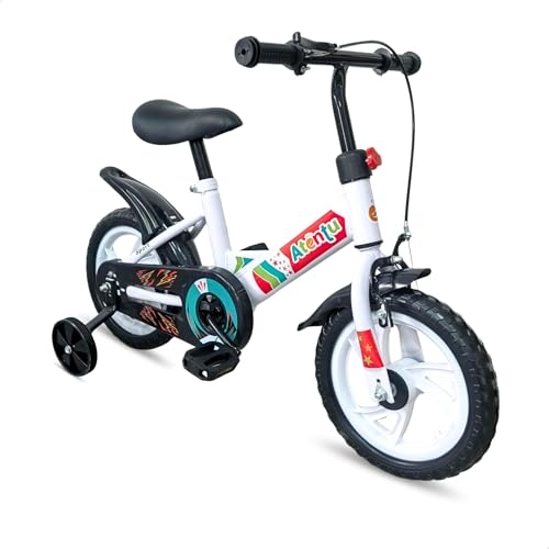 Bicicleta Infantil Aro 12 com Pedal e Rodinhas de Apoio para Menino e Menina, Modelo Educa...