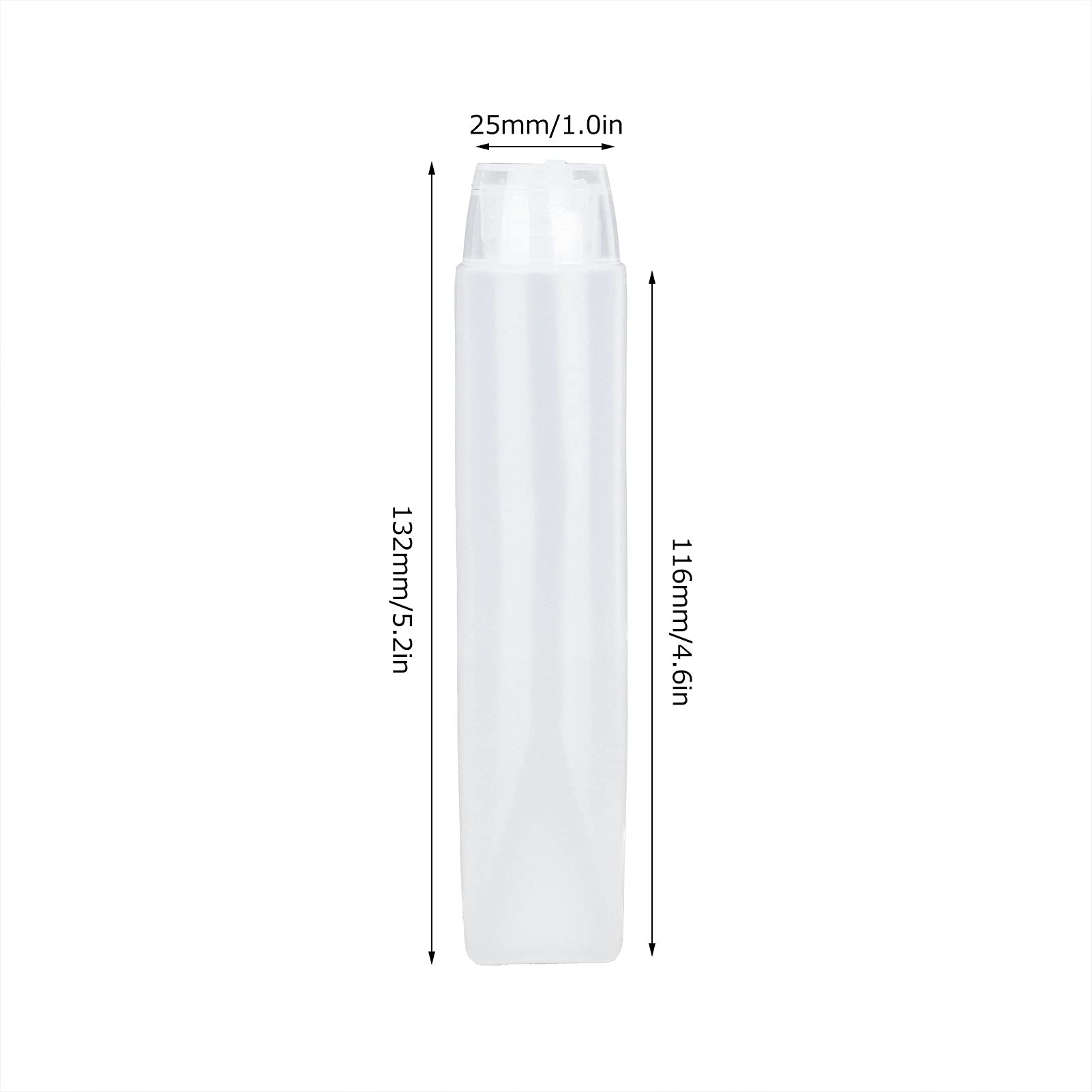 20 Stück Leere Quetschtuben, Nachfüllbare Kunststoff Quetsch Kosmetik Softtube Flaschen mit Klappdeckel, Reise Probenverpackung Aufbewahrung für Shampoo, Gesichtsreiniger (50ml)