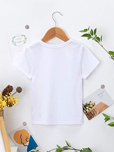 Image of Best Friends Girls Boys Casual Tshirts Funny Novelty Graphic Tees Short Sleeve Crewneck Letter Print Tops