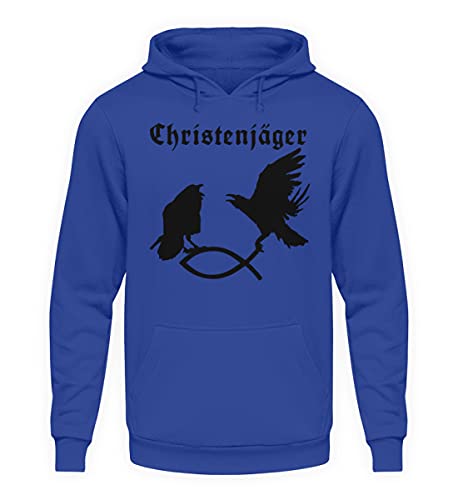 Sweat à capuche bleu Christenjäger XXXL aux finitions haut de gamme