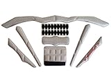 4x más cortos para el medio C Originals S380 Conjunto de almohadillas universales de repuesto para casco bicicleta de ciclismo Talla única