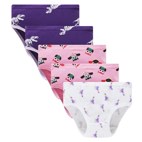 Winging Day Little Girls' Cotton Panties Multipack