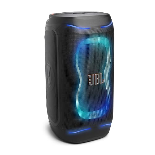JBL PartyBox 130 - Portable Party Speaker with JBL Legendary Sound AI Sound Boost a Dynamic lightshow Up to 15 Hours of Playtime and a Foldable Ergonomic Handle (Black)