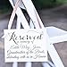 Personalized Wedding Memorial Sign to Honor Loved Ones | Ceremony Chair Banner To Save Seat Made in USA by Ritzy Rose (Custom Name Script)