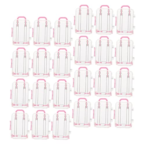 BESTOYARD 24個ミニスーツケースキャンディーボックス 結婚式 誕生日パーティー用 パッキング ボックス 可愛い透明デザインの小型装飾用 パーティー フェスティバルにも