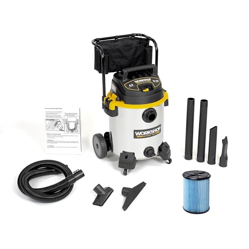 WORKSHOP Wet/Dry Vacs Shop Vacuum WS1600SS 16-Gallon 6.5...