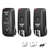 NEEWER FC-16 3in1 2.4G 16チャネルワイヤレスリモートフラッシュトリガー 受信機2個付き コンパチブル Rebel T3 XS T4i T3i T2i Xsi EOS 1100D Mark IV 1D Mark III 5D Mark III 5D Mark II 50D 40D