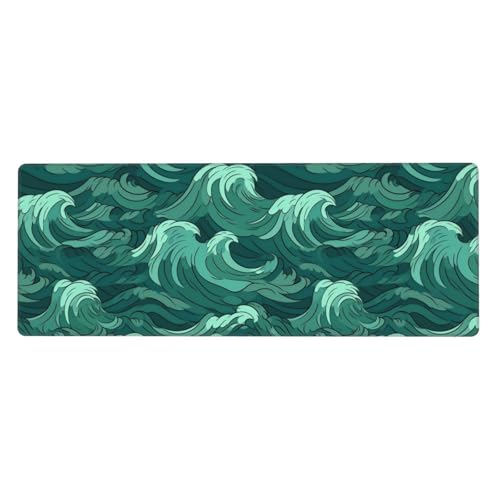 Tapis de souris de jeu océan 80x30 cm idéal pour sublimer votre bureau PC