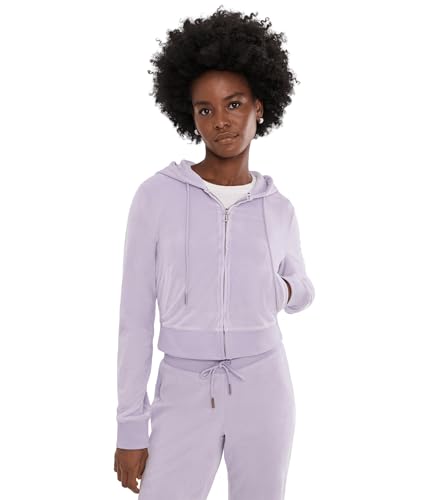Amazon.com: Juicy Couture Womens, Blinged OG Velour Hoodie, Orchid