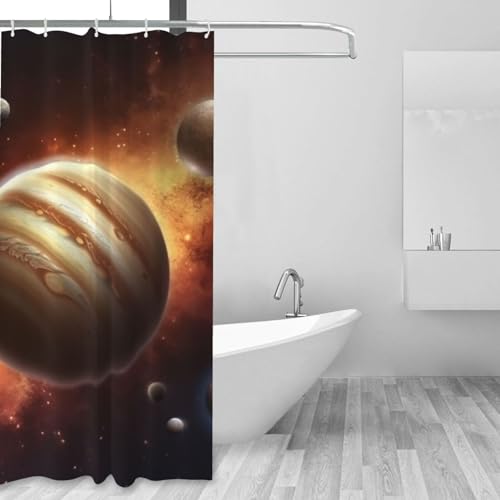 Rideau de douche imperméable pour éviter les éclaboussures au sol 152 x 183 cm