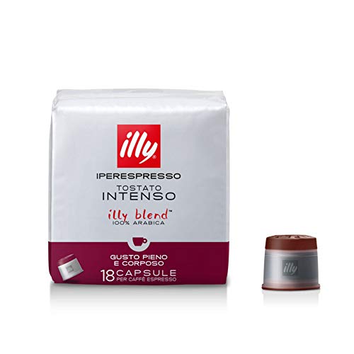 Illy caffè (Coffè) capsule cube pack 18 capsules NERO (capsules NOIRes)