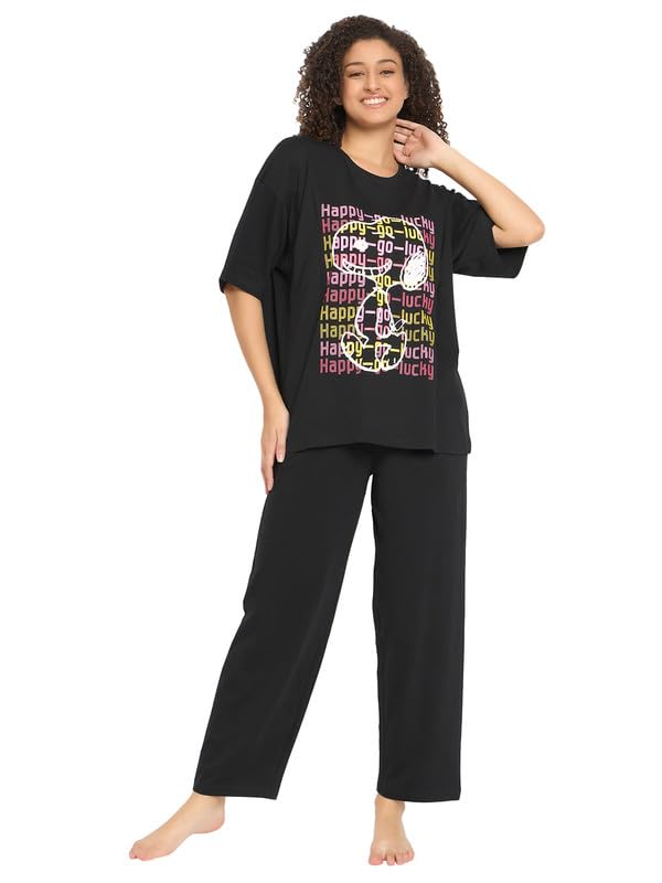 Image of Clovia Women Cotton Pajama Set