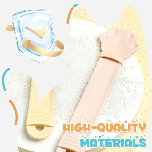 Cat Strip Feeder, 2024 New Cat Strip Happy Spoon Cat Treat Feeder Food Spoon with Hanging Hole, Multi Functional Cat Wet Treat Squeeze Treat Spoon for Pet Dogs Cats (Pink)