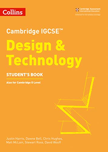9780008293277 Collins Cambridge Igcse Cambridge Igcse Design and Technology StudentS Book Second Edition