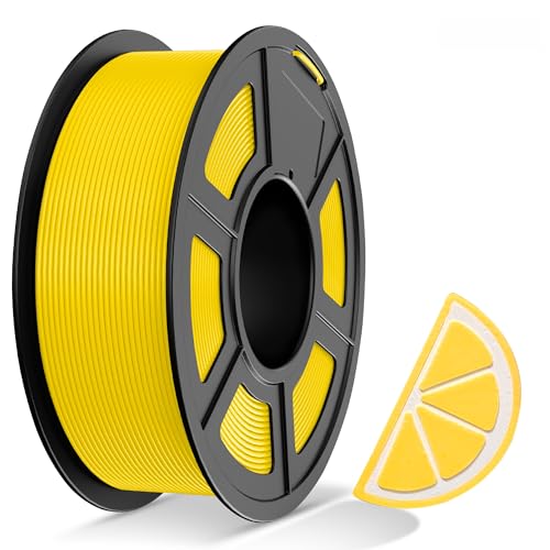 Image of TECBEARS Yellow PLA Plus Filament 1.75 for Most FDM 3D Printers | High Toughness PLA+, Neat Wound 3D Printer Filament, 1kg Spool, Dimensional Accuracy + /- 0.02 mm, Suitable for Beginners