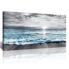 Blue Sea Beach Paintings