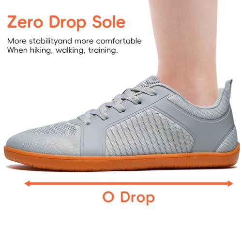 Men's Barefoot Shoes Wide Toe Box Cross Training Running Zero Drop Minimalist Sneakers3