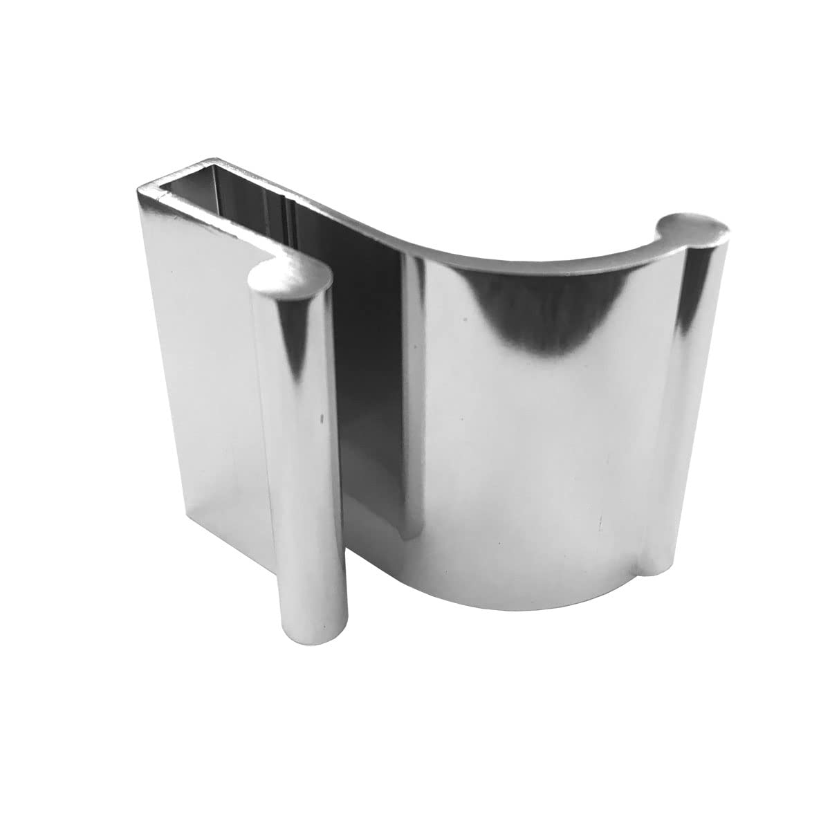 Gordon Glass 1-1/2" Brite Chrome Frameless Shower Door Slip-On Finger Pull for 5/32" and 3/16" Glass