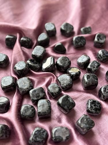 Image of Tumbled Stones, Natural Crystal Healing Stones, Home Office Decor, Aquarium Decorative Pebbles, Vase Fillers (Indigo Gabroo, 50)