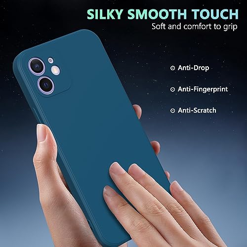 WOGROO for iPhone 12 mini Case Dark Blue, Scratch Resistant with Soft Touch, Slim Thin Phone Cover for iPhone 12 mini 5.4 inch - image 5