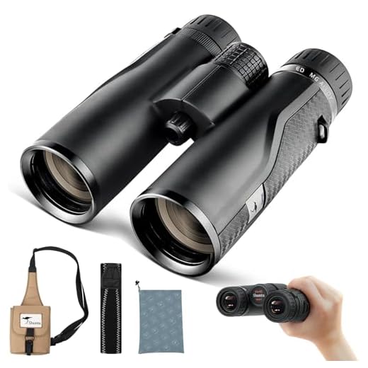 8x42 ED Binoculars for Adults - High Power Binoculars with- Waterproof Binoculars for Bird Watching Hunting Outdoor Sports Travel