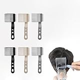 Friseurzubehör 6 Stück Friseurhilfe Stylingkamm Fading Friseurkamm Herrenfriseurkamm Übergang Friseurhilfe Friseurkamm Herrenfriseur Kämmen Haarkamm