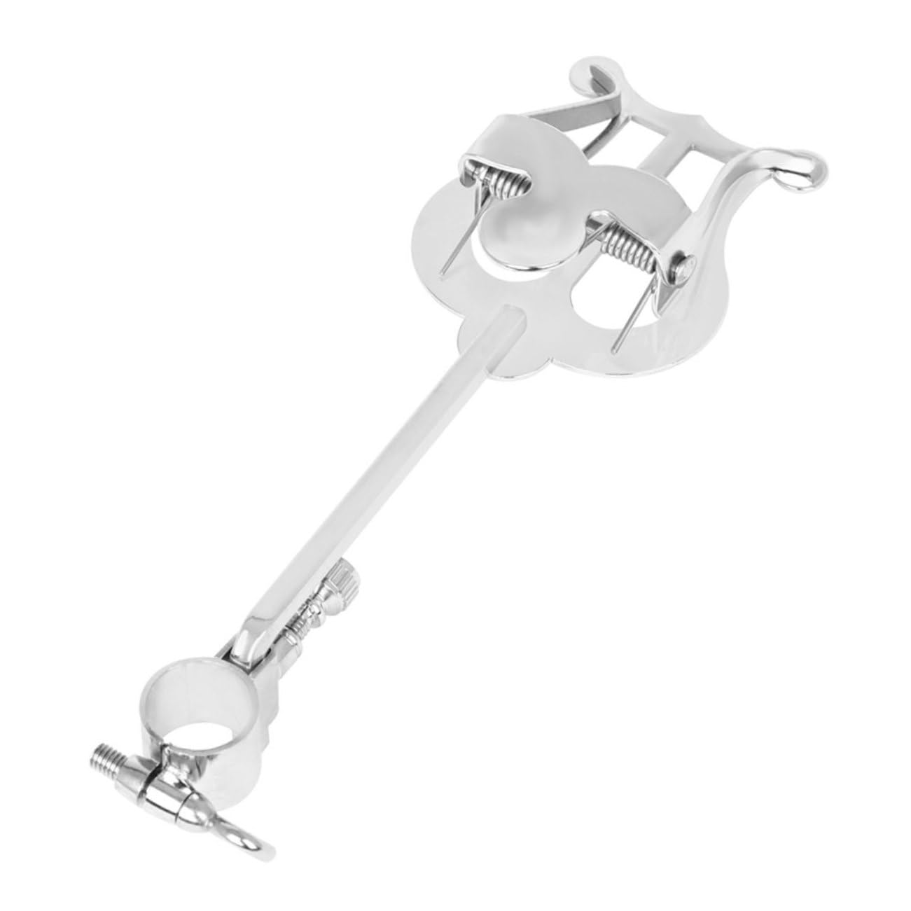 VICASKY 3stücke Piccolo Folder Mit Verstellbarem Knopf Tragbarer Notenständer Für Piccolo Komfortable Leseposition Silbernes Design Stabiler Für Proben Und Auftritte