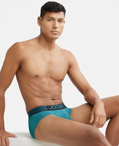 Image of Jockey MM04 Men's Microfiber Mesh Elastane Stretch Active Wear Sports Brief with Stay Dry Technology