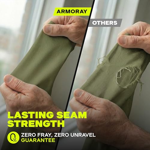 Image of ARMORAY Arm Sleeves for Men and Women - UV Sun Protection Cooling Compression - Tattoo Cover Up Sleeve for Daily Wear & Work