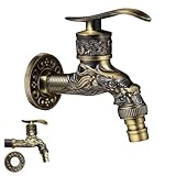 Antiguo Faucet Latón, Outdoor Garden