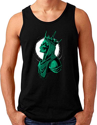 OM3 Skull-King Tank Top l'esprit rock et rebelle du crâne couronné