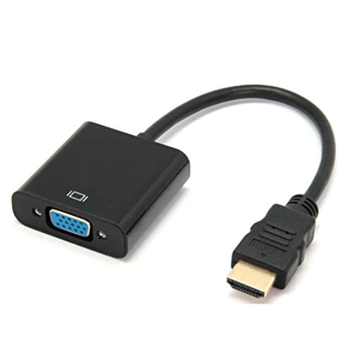 Ilovemyphone Cable Adaptador CONVERSOR DE HDMI Macho A VGA Hembra 1080p Negro   Todotumovil