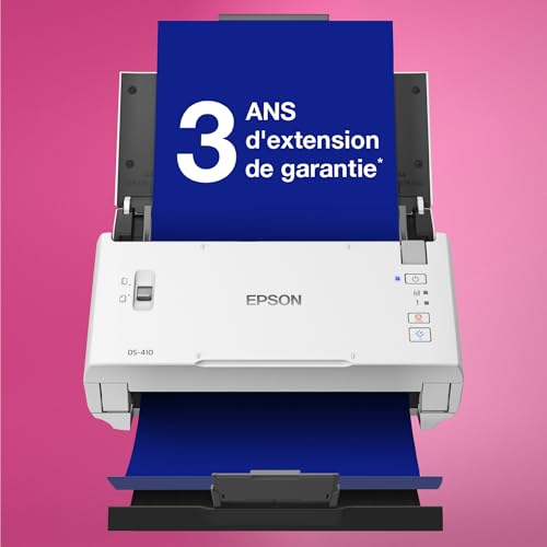 Scanner Epson DS-410 contre le bourrage papier pour numérisation recto-verso - 5