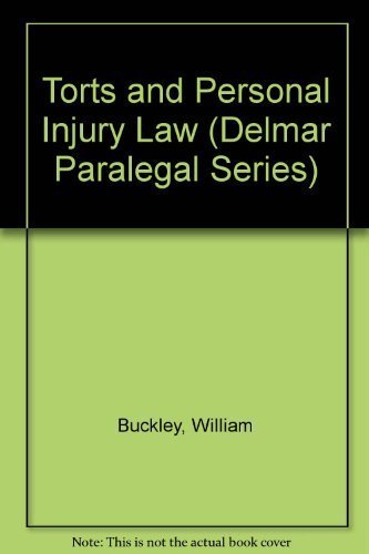Torts and Personal Injury Law 0827350562 Book Cover