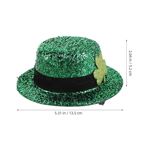 Clips décoratifs pour filles et petits cadeaux thématiques Saint-Patrick 4 pièces