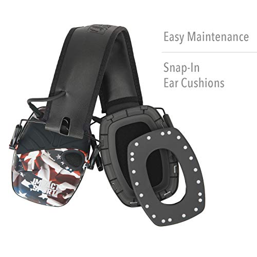 Image of Howard Leight by Honeywell Impact Sport Sound Amplification Electronic Shooting Earmuff, ONE NATION