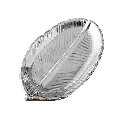 Ceramic Leaf Shape Trinket Dish Jewelry Tray Silver Cosmetic Trays Key Bowl Ring Dish Jewelry Holder Sparkling Decorative Tray Entryway Storage Trays Home Decoration Ornaments(Silver) - Cosy Home Interiors Ceramic Leaf Shape Trinket Dish Jewelry Tray Silver Cosmetic Trays Key Bowl Ring Dish Jewelry Holder Sparkling Decorative Tray Entryway Storage Trays Home Decoration Ornaments(Silver)