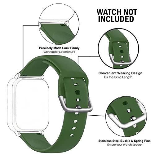 Image of Valente Premium Silicone Buckle 22 mm Watch Strap Compatible with Noise Colorfit Pro 3,Assist,Colorfit Ultra,Oneplus Watch, Fossil Gen 5E, Gen 5(44mm),Realme Watch 2 Pro