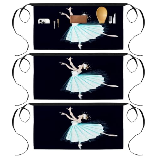 Demi-tablier pour cuisine et pâtisserie à la maison avec motif dentelle chic