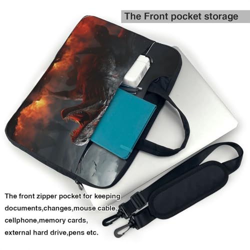 Bolso para portátil Red Magma Flying Dragons para hombres y mujeres miniatura 3