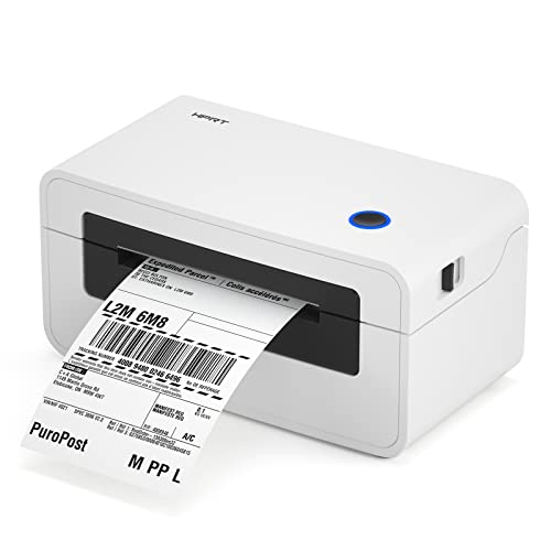 Image of HPRT Shipping Label Printer 4x6- N41 Thermal Printer, Barcode Printer for Shipping Packages, 125mm /s High-Speed Thermal Printer for Windows & MAC, Compatible with India Post DHL,Amazon