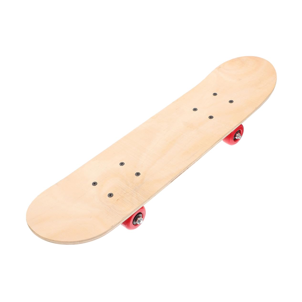 BESPORTBLE Blank Skateboard for Boys and Girls Double-Sided Deck for Creative Painting and Personalization Lightweight Graffiti Board Wheels