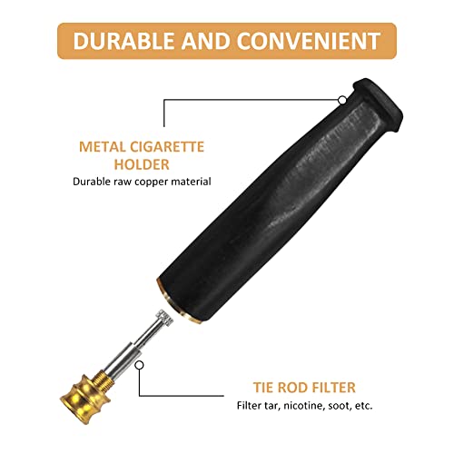 Sigarettenfilter van hout, sigaret rooktabakfilter, sigarettenhouder, sigarettenfilterhouder, sigarettenhouder voor vrouwen, teertabakfilter - Afbeelding 4