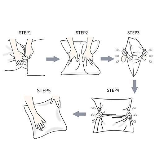 Dream High Premium Duck Down Feather Throw Pillow Inserts(Set Of 2)-100% Cotton Cover, Square,Luxury Soft Plush,Premium Stuffer Down,Hand Wash,Cushion Insert (18X18) #TOP5