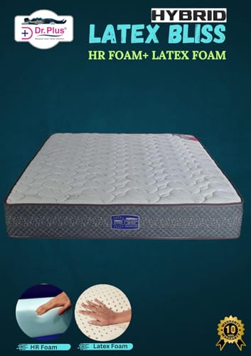 Image of Dr. Plus Hybrid Latex Bliss Mattress, HR Foam and Latex Foam